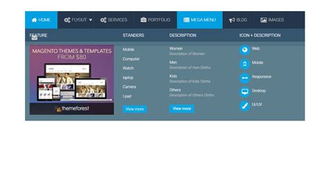 mega menu css codepen|13+ Mega Menu CSS Examples Snippet .